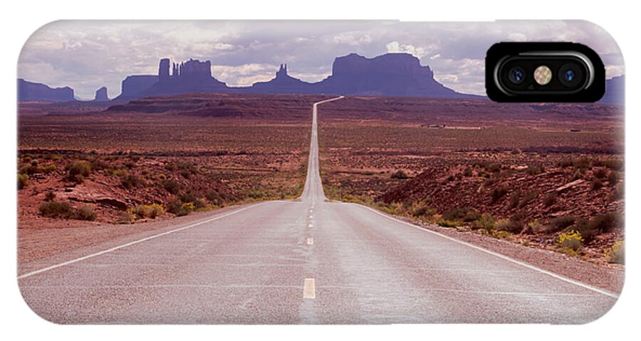 Utah iPhone X Case featuring the photograph US Highway 163 by Nicholas Blackwell