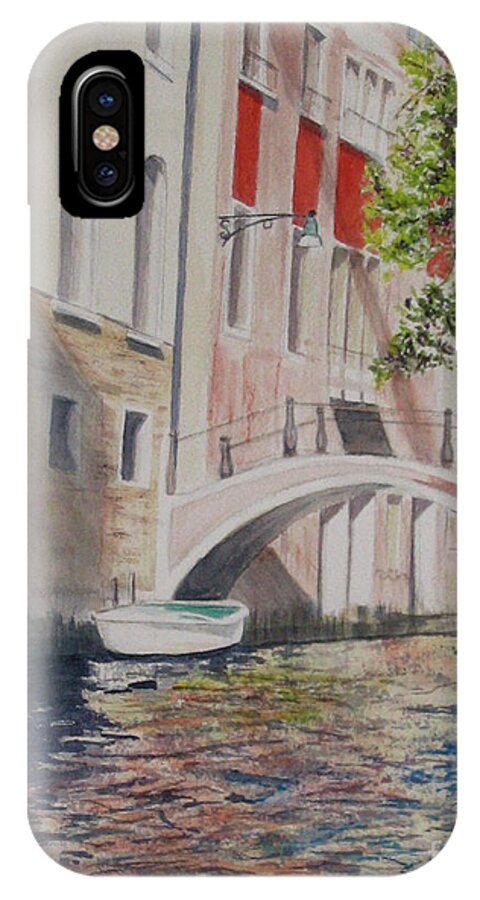 Venice iPhone X Case featuring the painting Venice 2000 by Carol Flagg