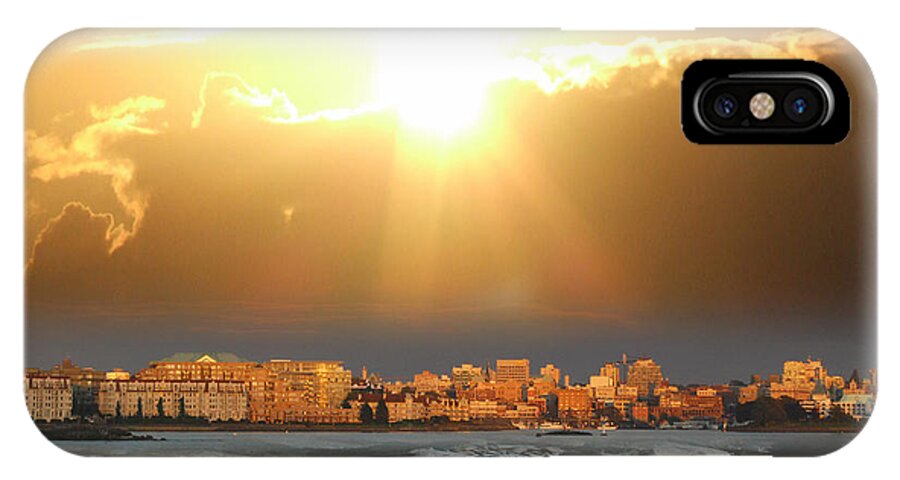 Victoria iPhone X Case featuring the photograph Victoria Sunset by Lyn Perry