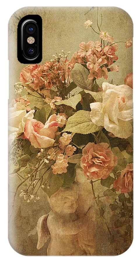 Roses iPhone X Case featuring the photograph Victorian Rose Floral by TnBackroadsPhotos 