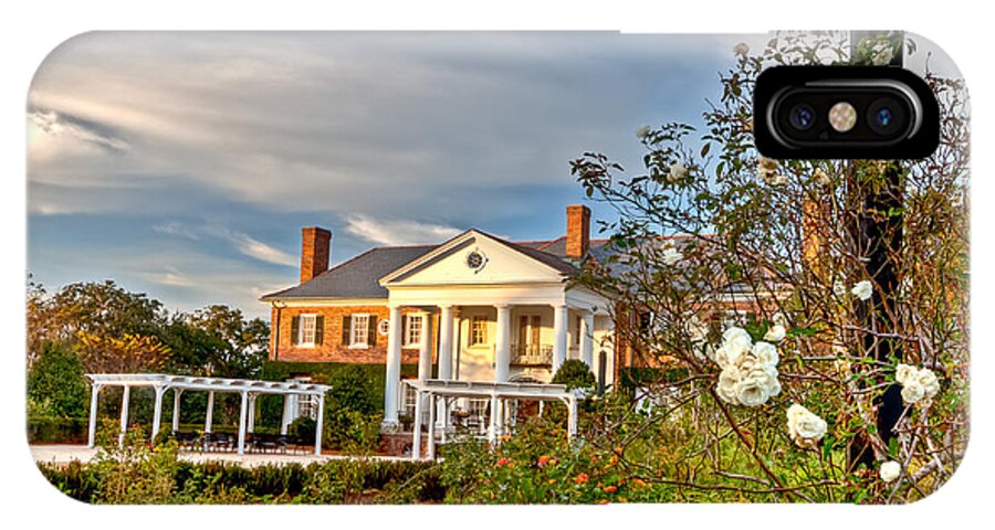 Boone Hall Plantation iPhone X Case featuring the photograph View From the Garden by Walt Baker