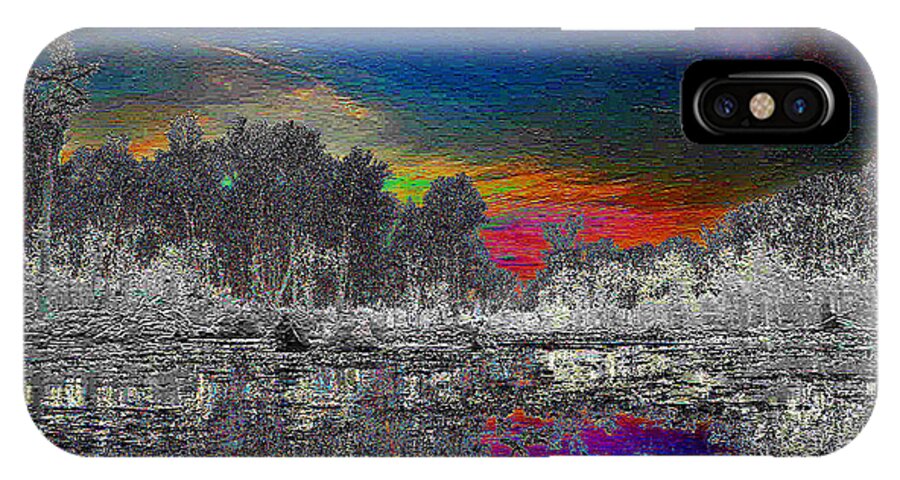 Richmond River Photographs iPhone X Case featuring the photograph Virginia Landscape Art #1 by Digital Art Cafe