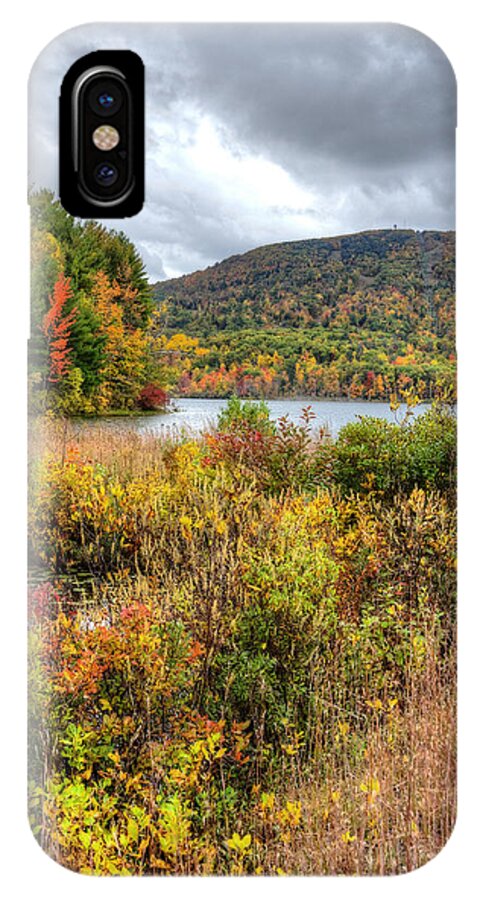 Autumn iPhone X Case featuring the photograph Wachusett Mt. in Autumn by Donna Doherty