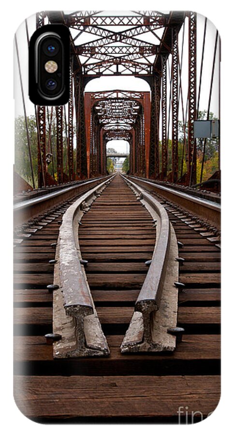 Train iPhone X Case featuring the photograph Waco Tracks by Sherry Davis