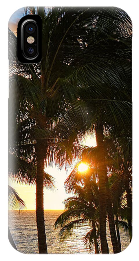 Hawaii iPhone X Case featuring the photograph Waikoloa Palms by Lars Lentz