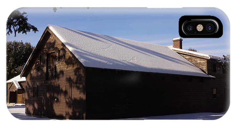 Barns iPhone X Case featuring the photograph Warm in here by Jeffery L Bowers