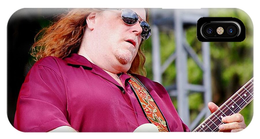Music iPhone X Case featuring the photograph Warren Haynes by Angela Murray