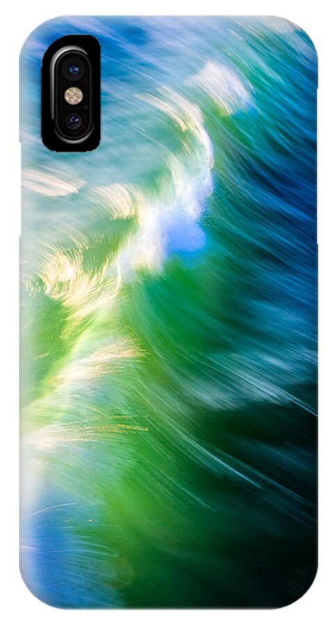 Wave iPhone X Case featuring the photograph Wave Abstract Triptych 1 by Brad Brizek