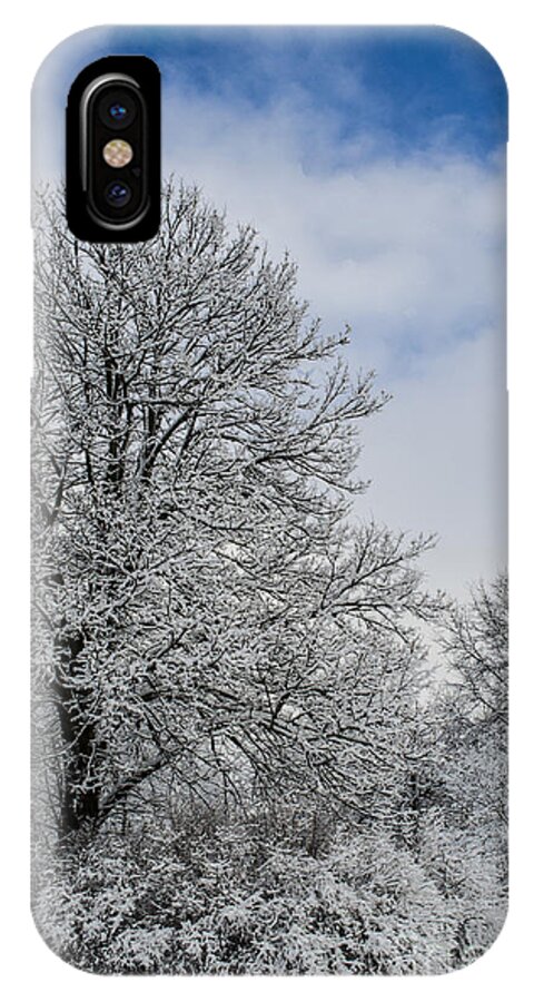Nemo iPhone X Case featuring the photograph Wealth of Snow After Nemo by Deborah Smolinske