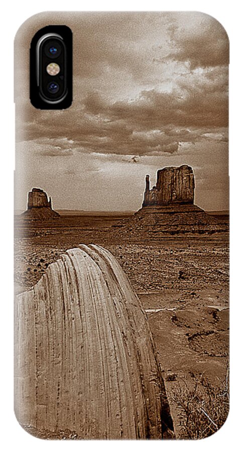 American iPhone X Case featuring the photograph West005 by Matthew Pace