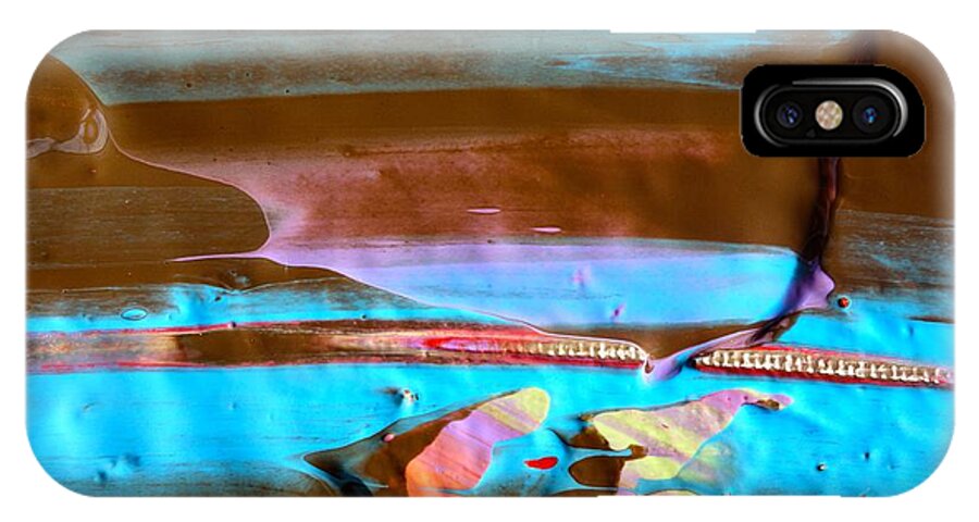 Paint iPhone X Case featuring the photograph Wet Paint 73 by Jacqueline Athmann