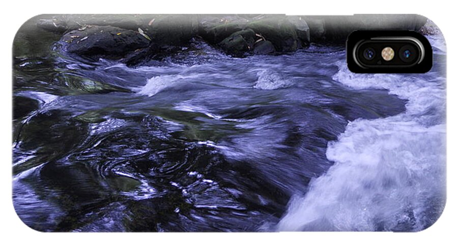 Brook iPhone X Case featuring the photograph Whirls by Mini Arora