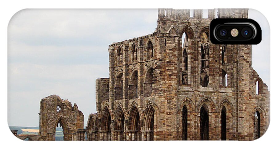 Whitby iPhone X Case featuring the photograph Whitby Abbey by Sue Leonard