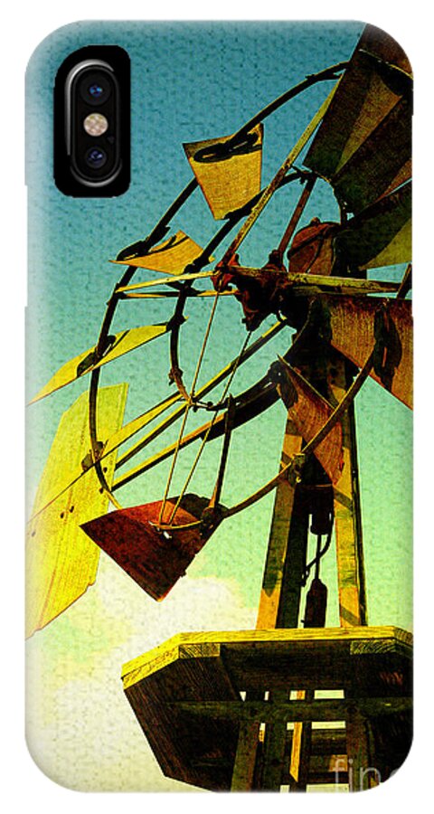 Windmill iPhone X Case featuring the photograph Winds of Change by Trish Mistric