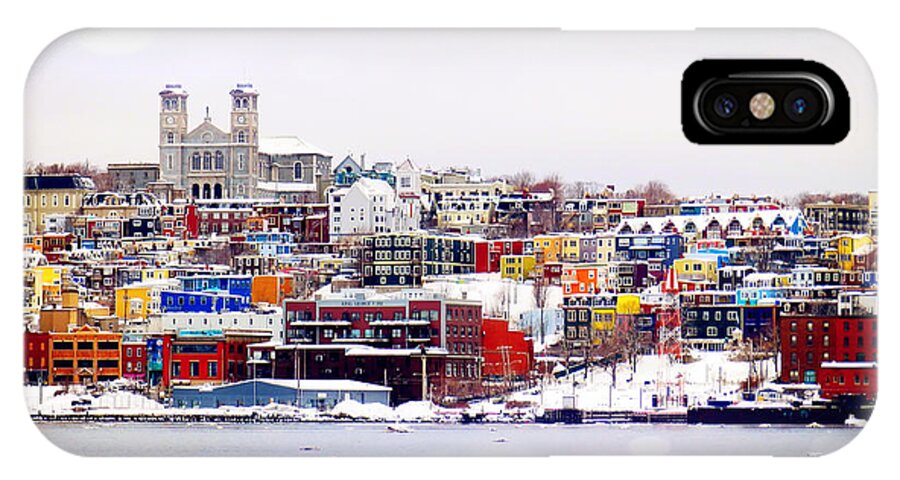 Canada iPhone X Case featuring the photograph Winter In St. John's by Zinvolle Art