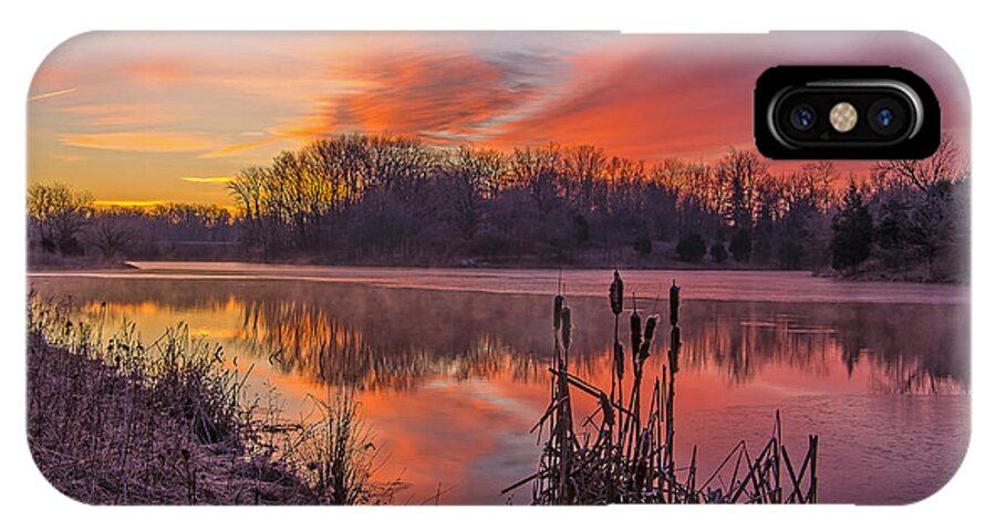 Kentucky iPhone X Case featuring the photograph Winter sunrise by Ulrich Burkhalter