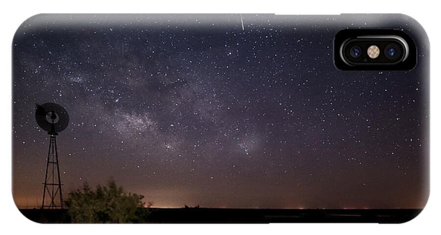 Windmill iPhone X Case featuring the photograph Wish Upon A Star by Melany Sarafis