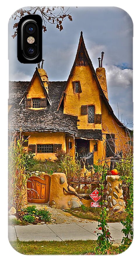 Cityscape iPhone X Case featuring the photograph Witches House by Joe Burns