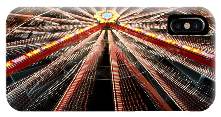 Amusement Park iPhone X Case featuring the photograph Ferris wheel #1 by Mats Silvan