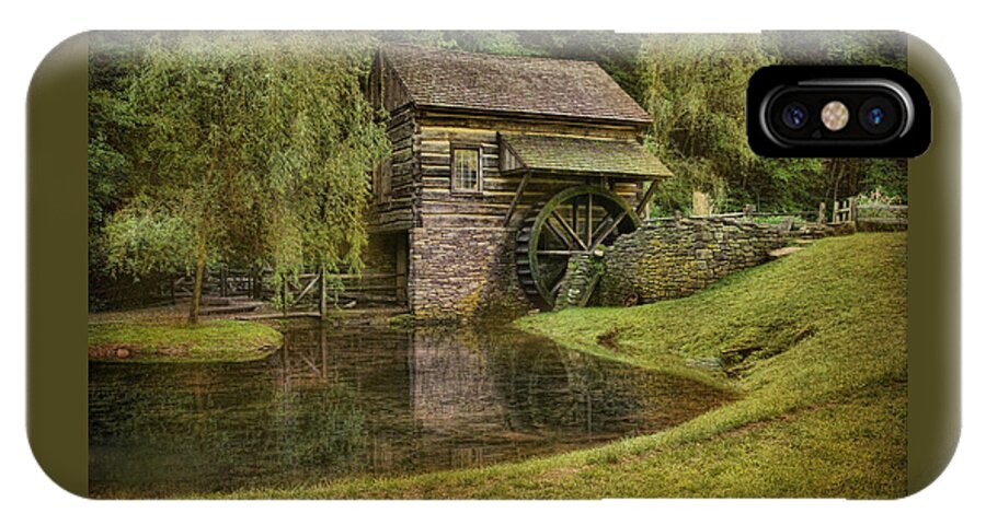 Mills iPhone X Case featuring the photograph The Bromley Mill At Cuttalossa Farm by Pat Abbott