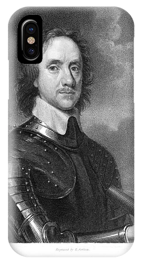 Armor iPhone X Case featuring the photograph Oliver Cromwell (1599-1658) #11 by Granger