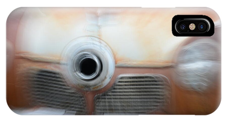 1951 Studebaker iPhone X Case featuring the photograph 1951 Studebaker abstract by Randy J Heath