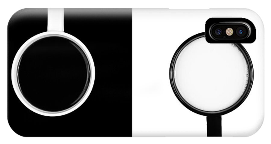 Background iPhone X Case featuring the photograph Yin and Yang #1 by Gert Lavsen