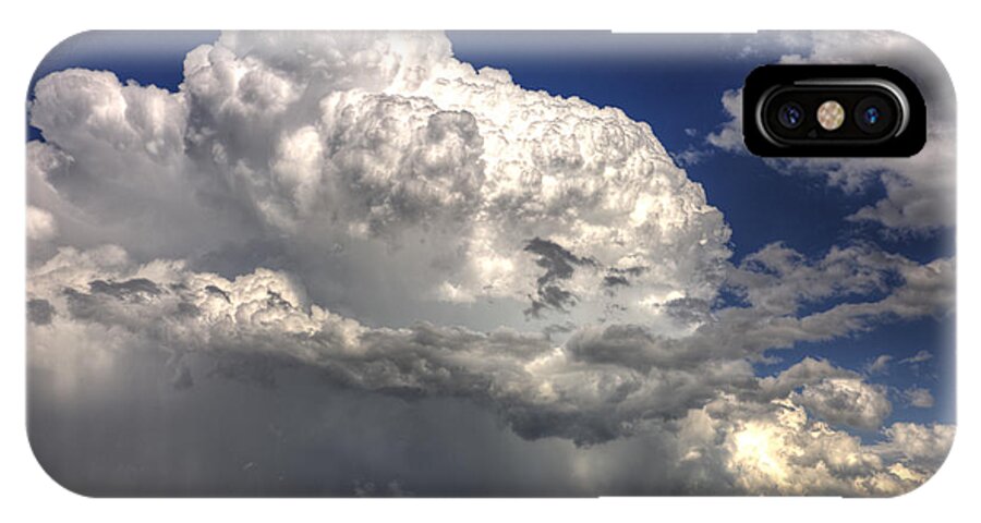 Storm iPhone X Case featuring the photograph Storm Clouds Saskatchewan #38 by Mark Duffy