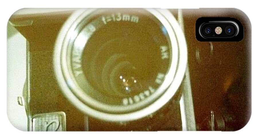 Love iPhone X Case featuring the photograph #8mm #bolex #paillard #film by Thierry Matsaert