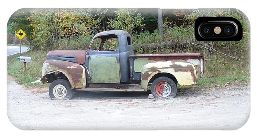 Vermont iPhone X Case featuring the photograph Abandoned Truck by Joe Burns