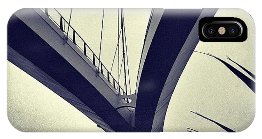 Bridge iPhone X Case featuring the photograph Across. Have A Good Sunday! #bridge by Robbert Ter Weijden