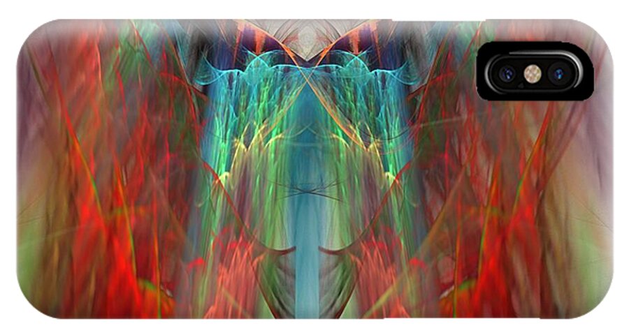 Altar iPhone X Case featuring the digital art Altar of Zeus by Rick Chapman