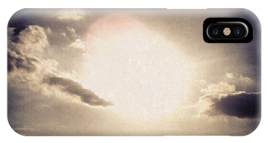 Andrography iPhone X Case featuring the photograph #andrography #nexuss #random #sun by Kel Hill