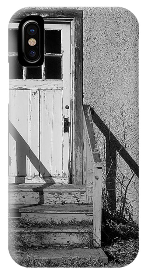 Photograph iPhone X Case featuring the photograph Back Door by Vicki Pelham