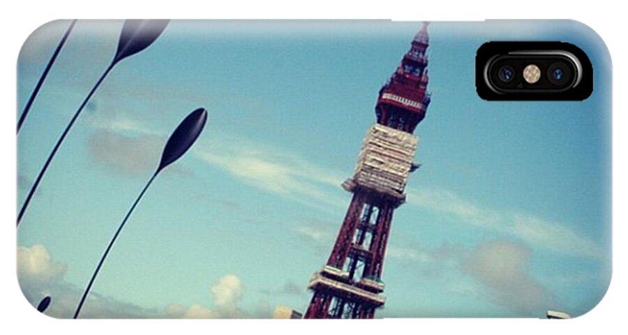  iPhone X Case featuring the photograph Blackpool Tower by Chris Jones