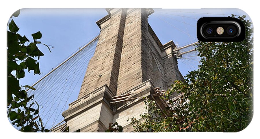 Brooklyn iPhone X Case featuring the photograph Brooklyn Bridge by Zawhaus Photography