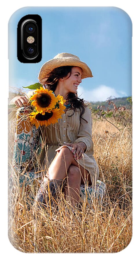 Model iPhone X Case featuring the photograph Celeste 1 by Dawn Eshelman