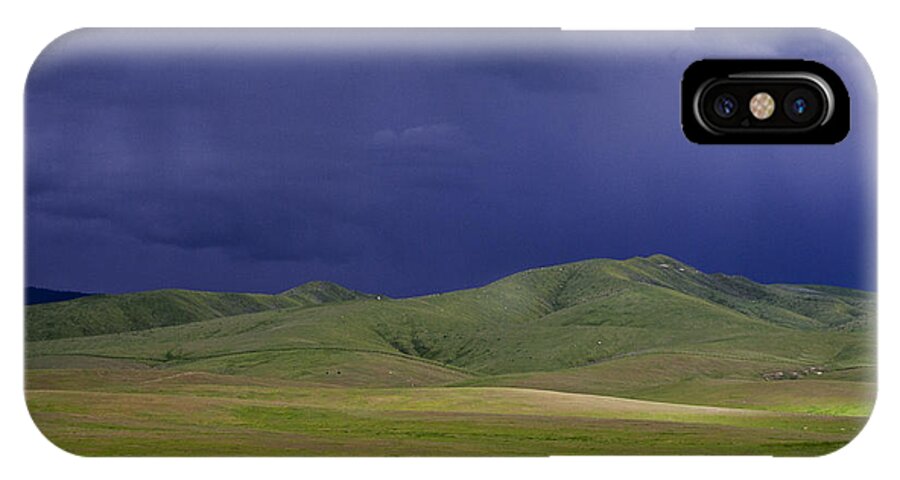Hills iPhone X Case featuring the photograph Coming of The Storm by Marta Cavazos-Hernandez