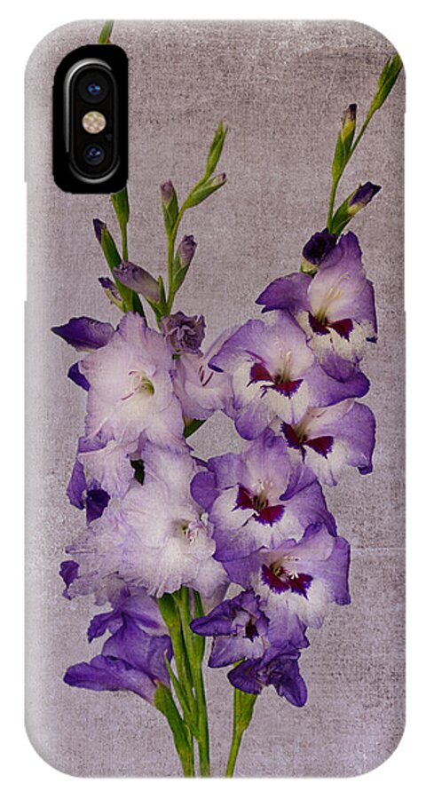 Floral iPhone X Case featuring the photograph Gladiolus by Richard Macquade