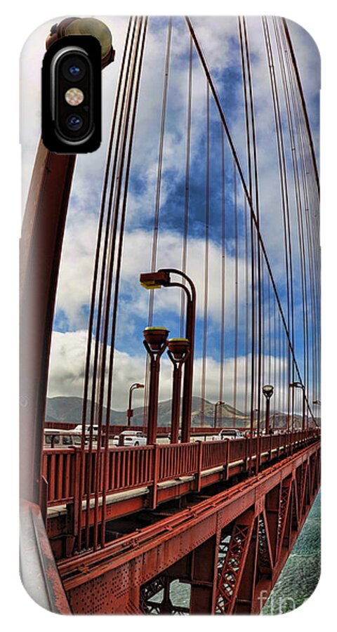 Golden Gate Bridge iPhone X Case featuring the photograph Golden Gate Bridge - 7 by Mark Madere