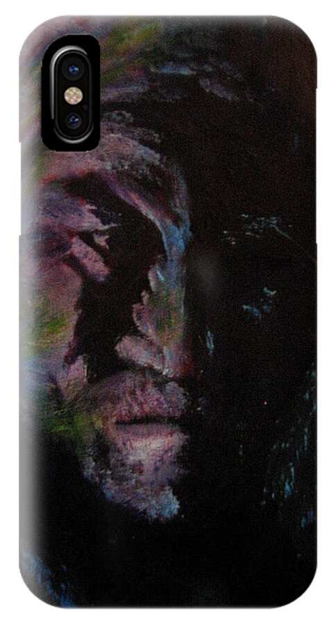 Man iPhone X Case featuring the painting Grudge by Jason Reinhardt