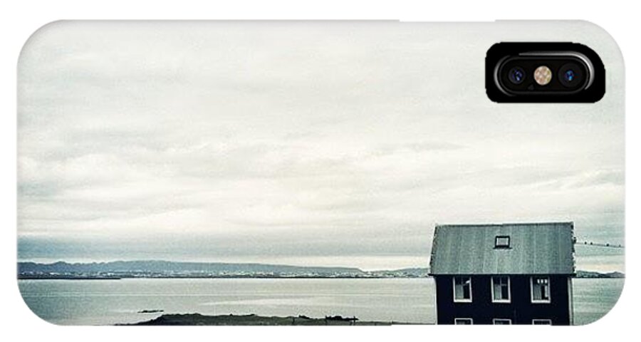Iceland iPhone X Case featuring the photograph Little Black House By The Sea by Luke Kingma