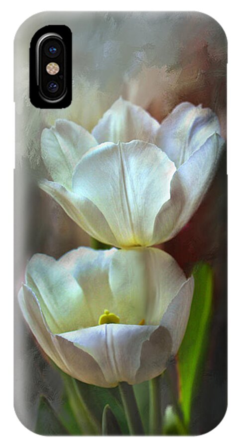 Tulip iPhone X Case featuring the photograph Majestic tulips by Bonnie Willis