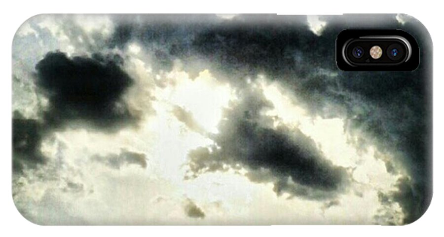 Andrography iPhone X Case featuring the photograph #painted #sky #instadroid #andrography by Kel Hill