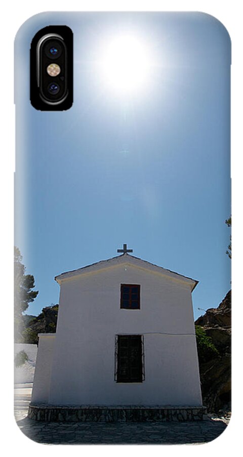 Jouko Lehto iPhone X Case featuring the photograph Panagias Chappel by Jouko Lehto