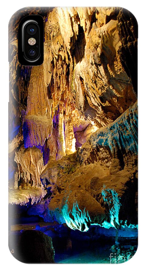 Ruby Falls iPhone X Case featuring the photograph Ruby Falls Cavern 2 by Mark Dodd