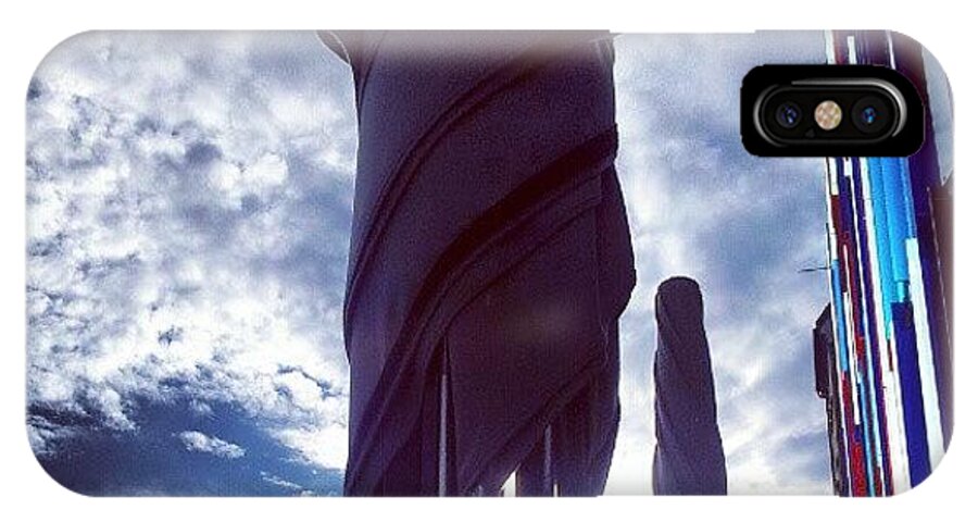 Brukbar iPhone X Case featuring the photograph #sky #skyporn #skies #brukbar by Torbjorn Schei