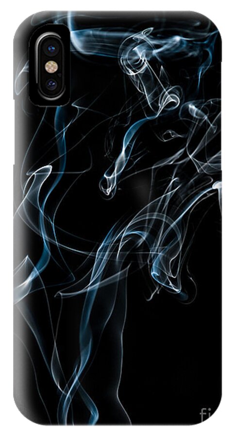 Smoke iPhone X Case featuring the photograph Smoke-6 by Larry Carr