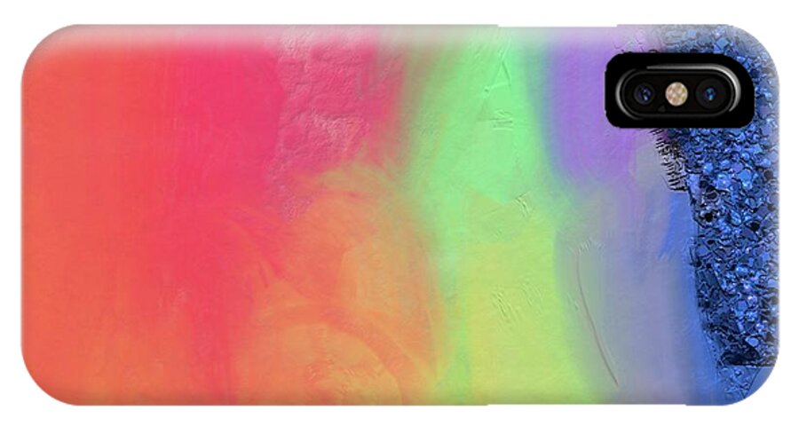 Exodus iPhone X Case featuring the painting Song at the Sea by Naomi Jacobs