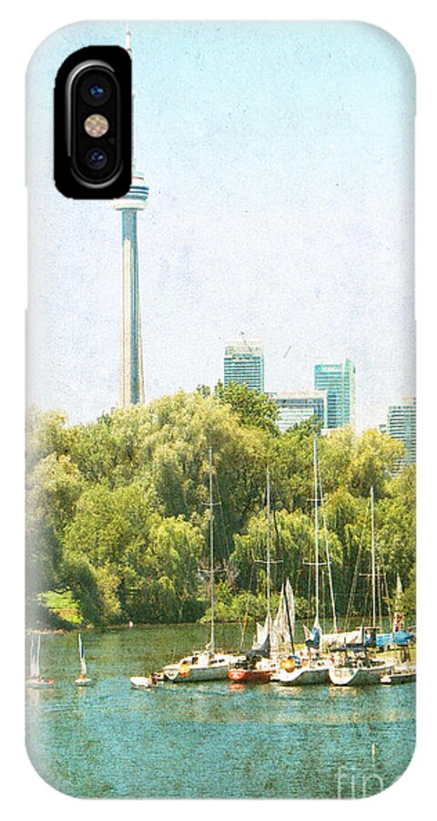 Toronto iPhone X Case featuring the photograph Vintage Toronto by Traci Cottingham